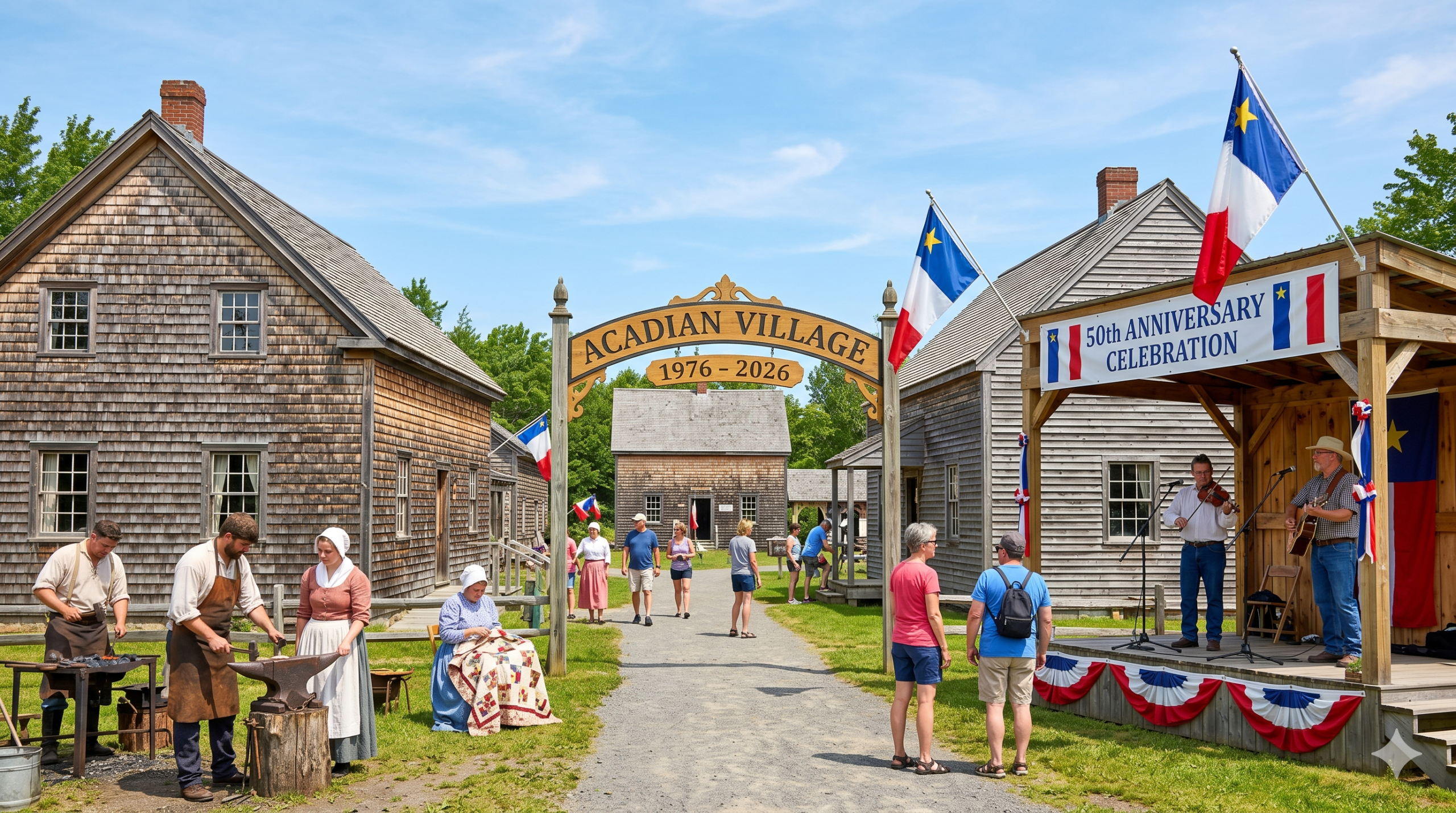 Step Back in Time: Celebrate the Acadian Village 50th Anniversary in Van Buren, Maine!