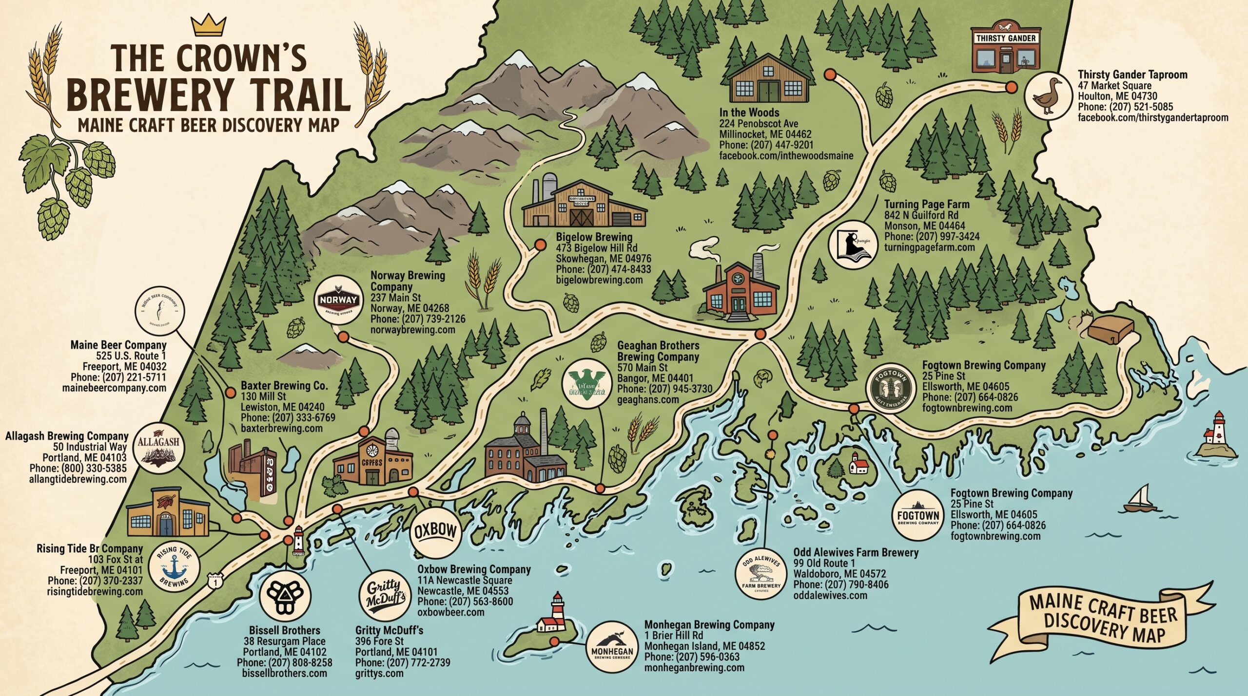 Crisp Pints and Pristine Pines: Your Definitive Guide to the Maine Craft Beer Trail
