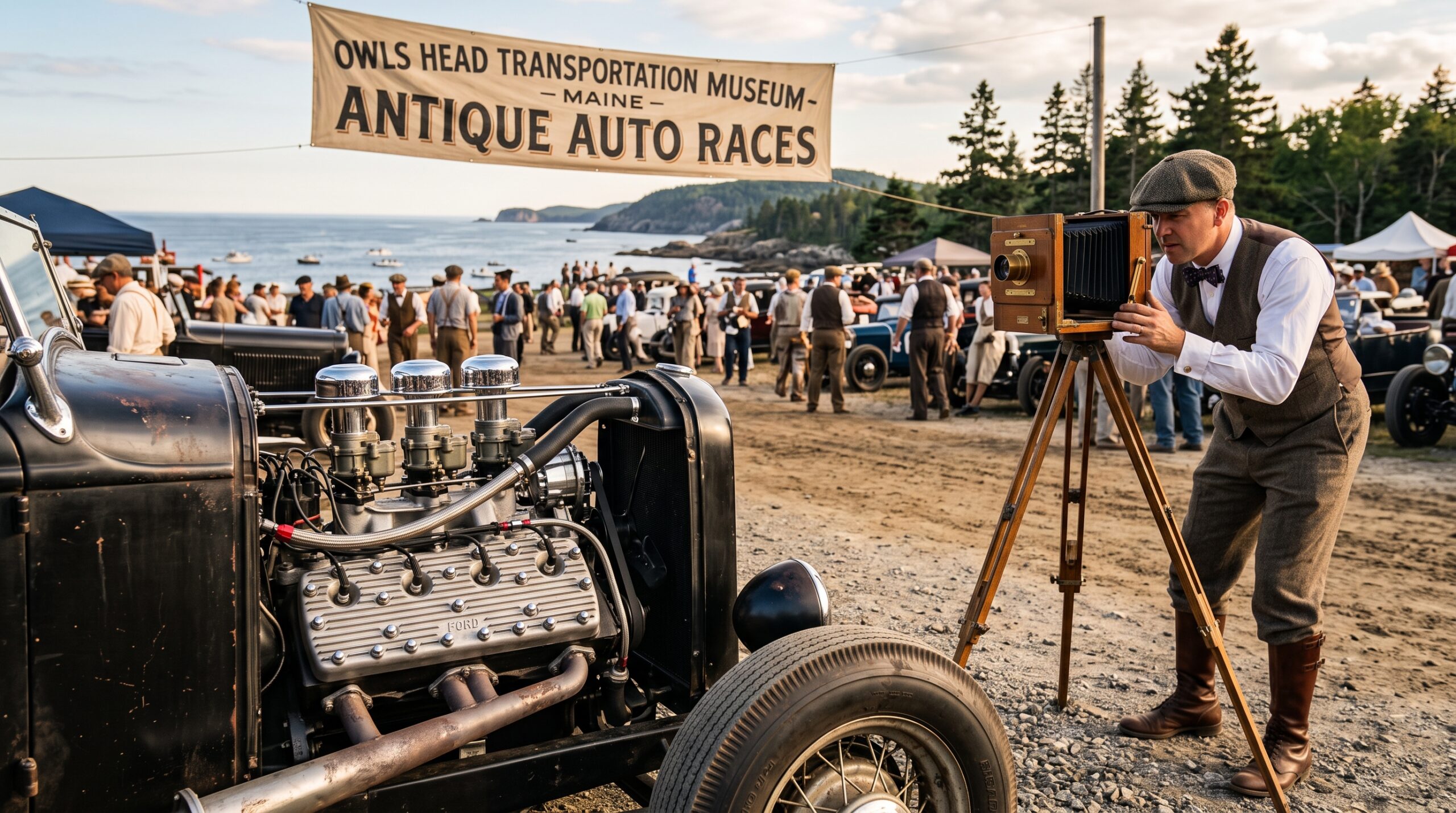 Roar into History: Experience the Pine Tree Jamboree at Owls Head Transportation Museum