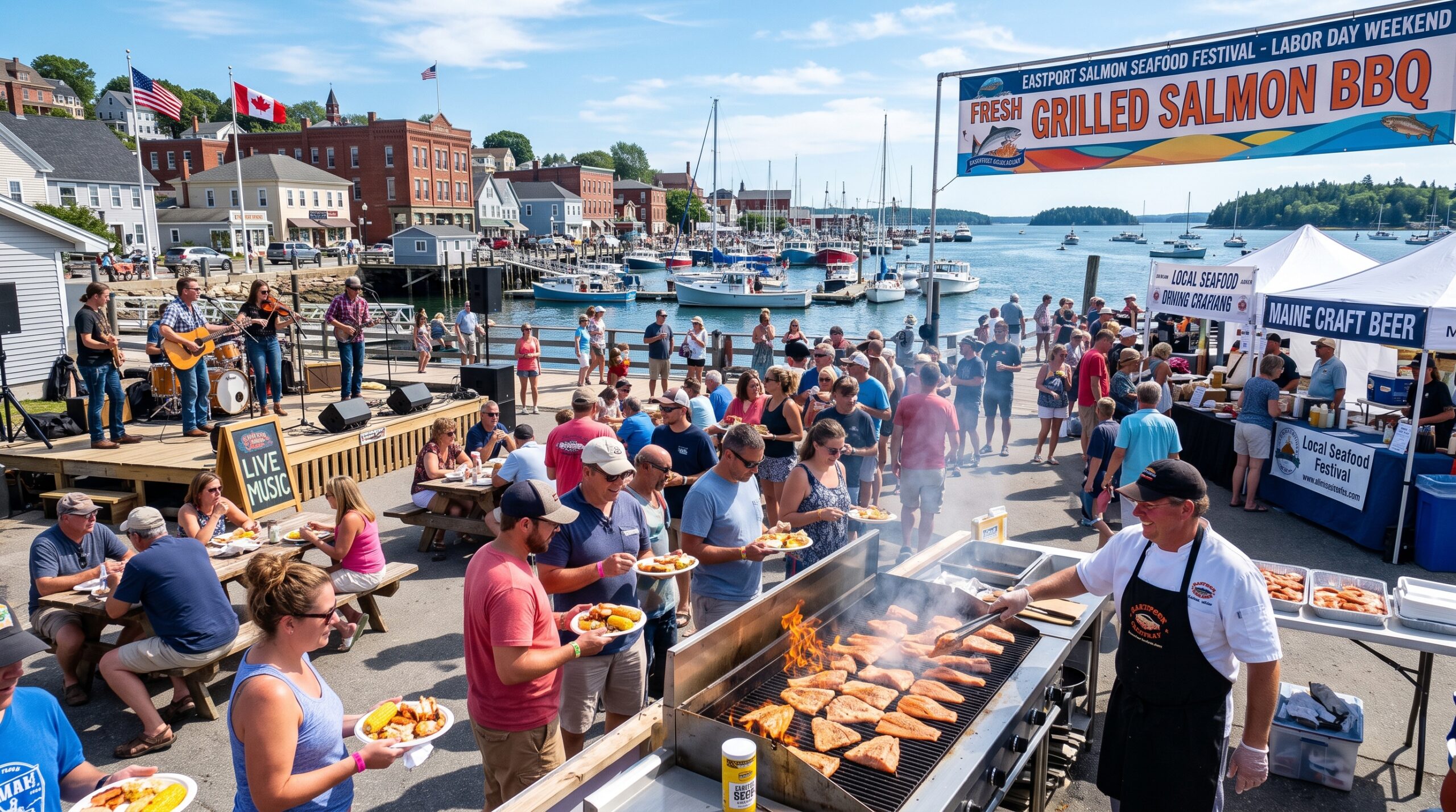 Catch the Salty Coast Vibes: 38th Annual Eastport Salmon and Seafood Festival
