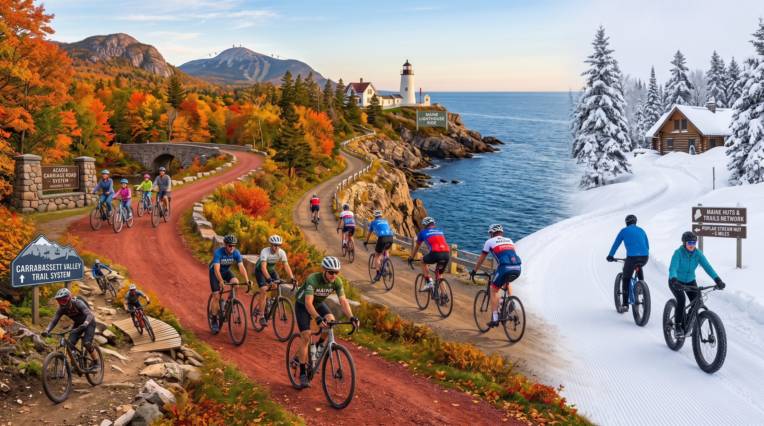 Ride Maine: Top Cycling, Mountain Biking, and Winter Fat Bike Adventures