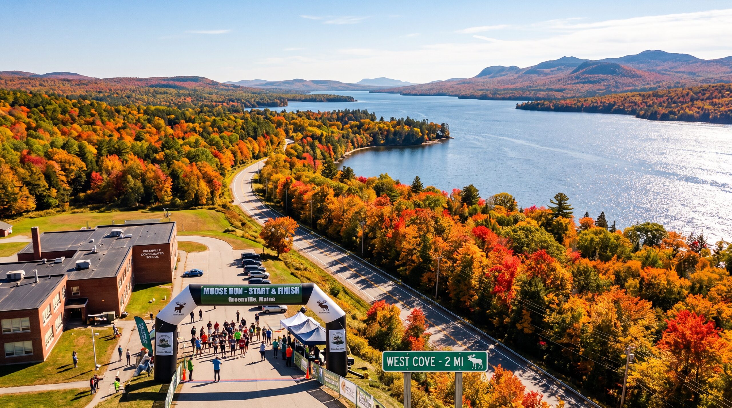 Run Wild at the Moosehead Lake 5K and 10K Fall Foliage Moose Run Race